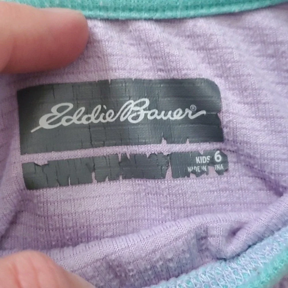 2 Eddie Bauer Waffle Weave Tops Size Kids‎ 6